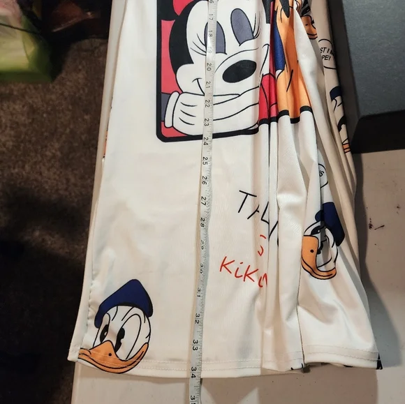 Disney Limited Kiki Max Mini Dress White Red Raglan Short Sleeve - Picture 8 of 8